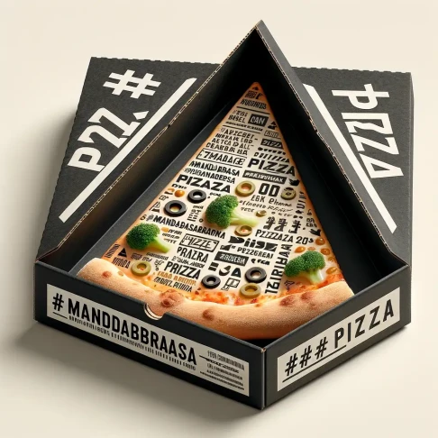 Custom Pizza Slice Box