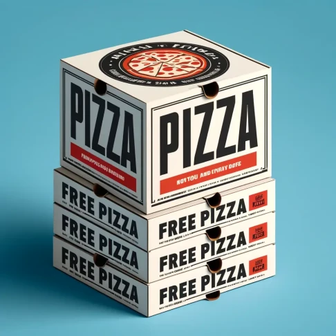 Custom White Pizza Boxes