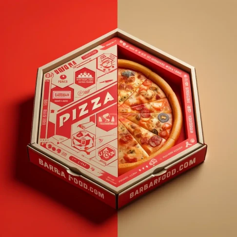 Custom Hexagonal Pizza Box