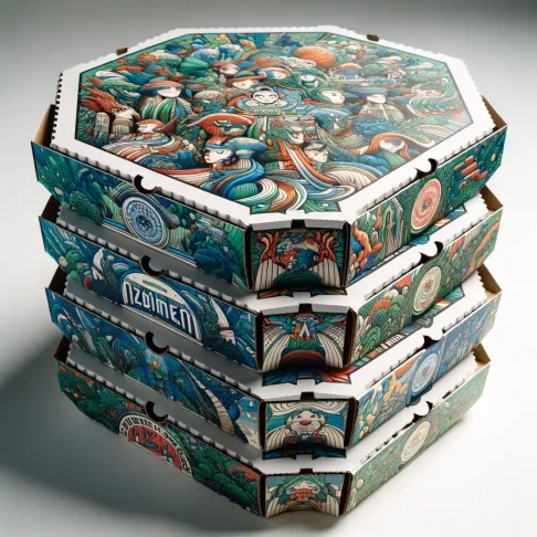 Custom Unique Shaped Pizza Boxes