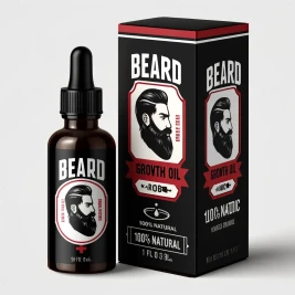 Custom Beard Oil Boxes