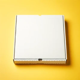 Custom White Pizza Box
