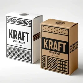 Kraft White Boxes1