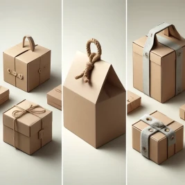 Kraft Boxes with Handle