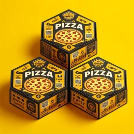 Hexagonal Pizza Boxes