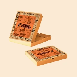Custom Brown Pizza Boxes
